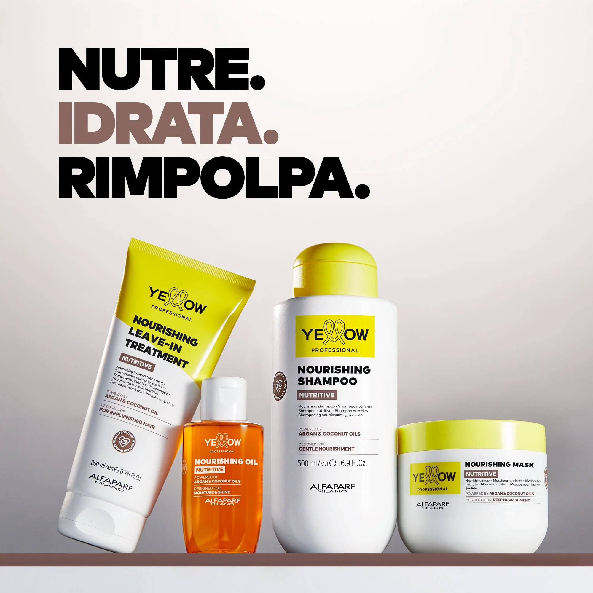 Yellow Pro|Nourishing Mask-Maschera nutriente per capelli secchi 300ml