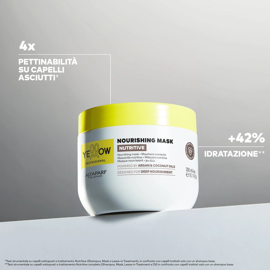 Yellow Pro|Nourishing Mask-Maschera nutriente per capelli secchi 300ml