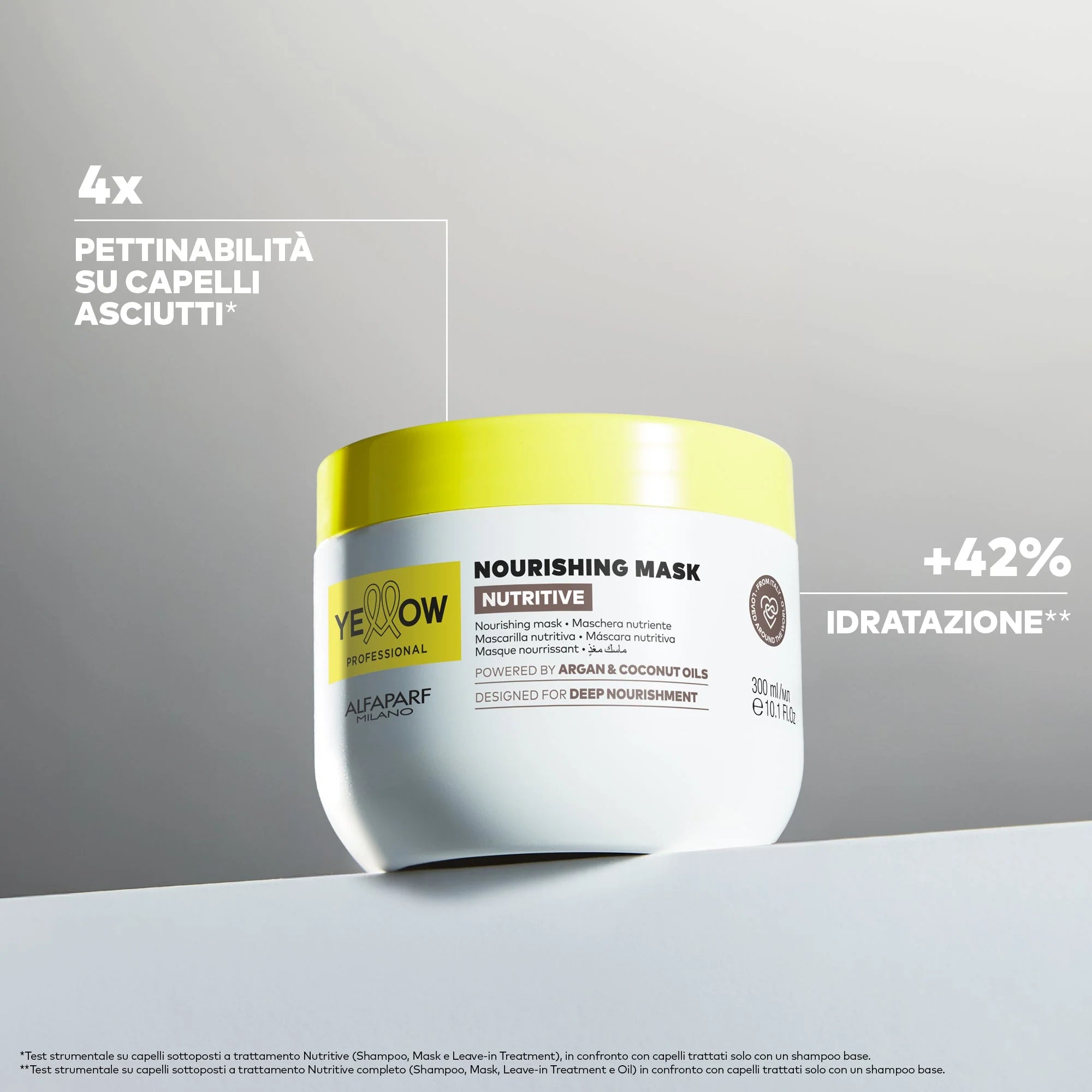 Yellow Pro|Nourishing Mask-Maschera nutriente per capelli secchi 300ml