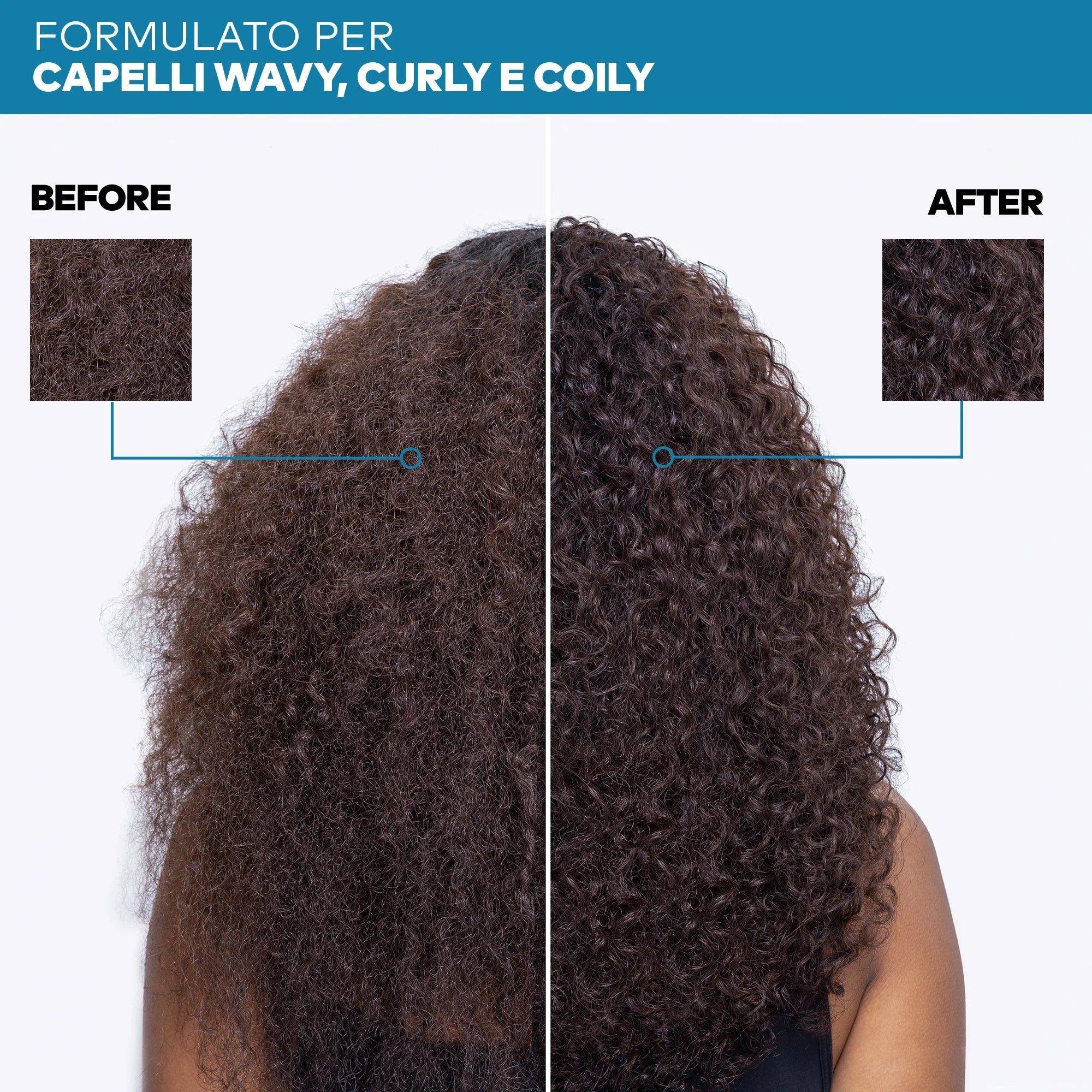 Yellow Pro/Curly Leave-in Butter Cream-Trattamento intensivo anti crespo per capelli ricci, mossi e coily 500ml