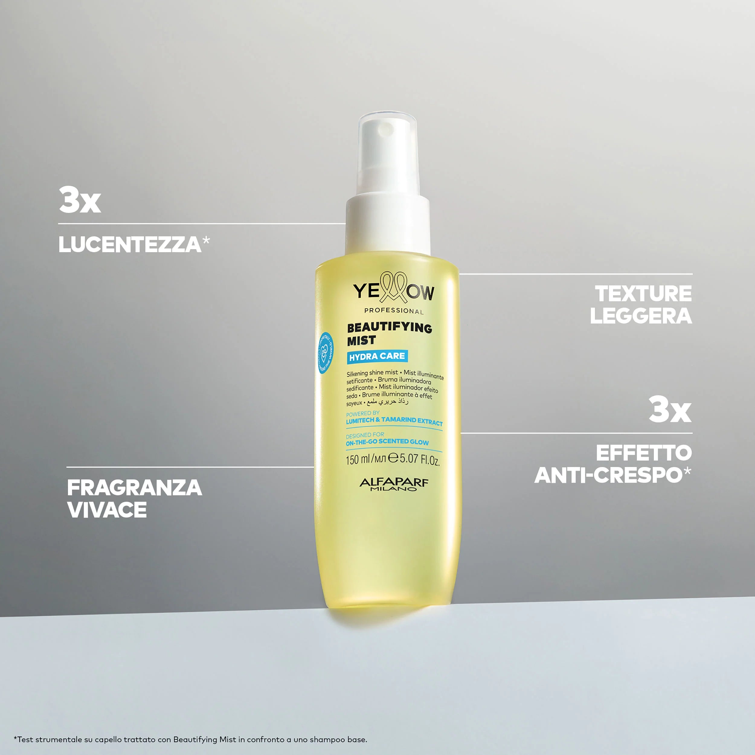 Yellow Professional | Beautyfing Mist - Setifica e illumina tutti i tipi di capelli 150ml