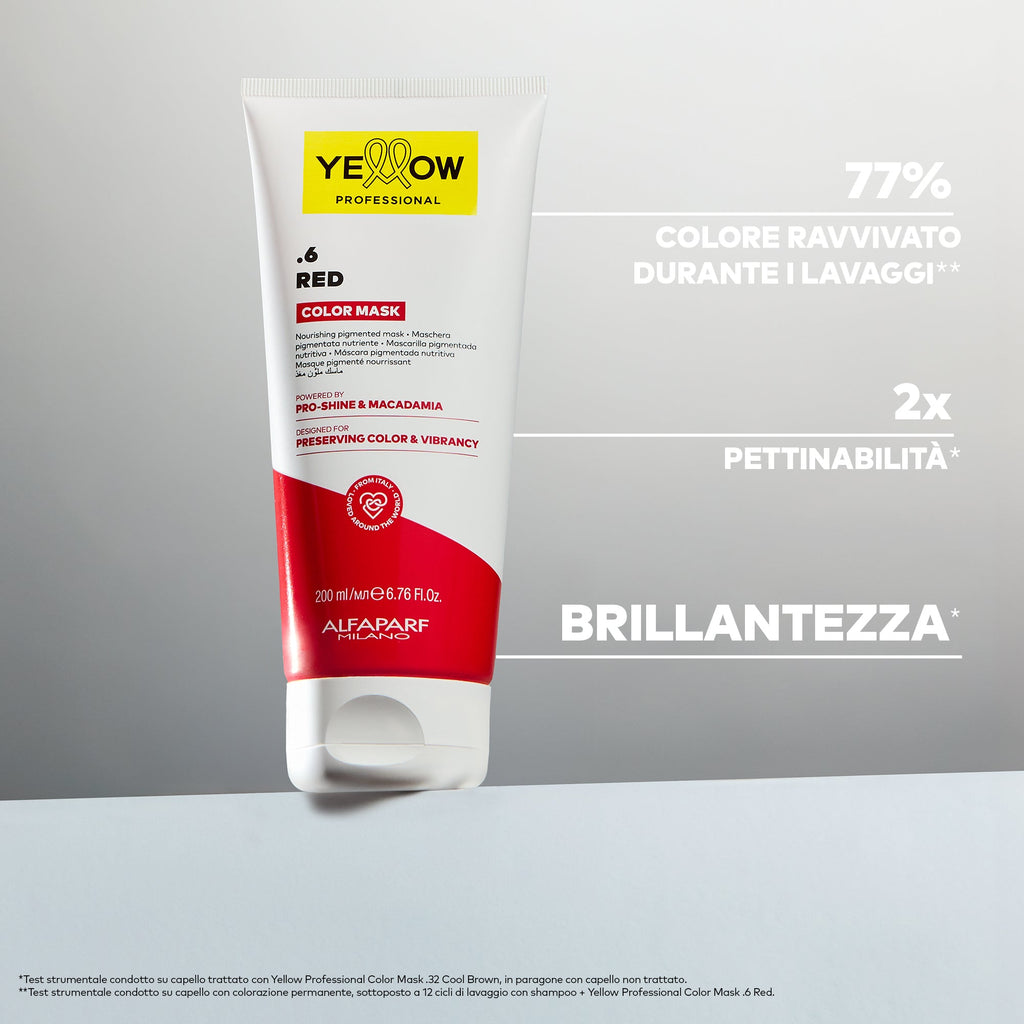 Yellow Professional Color Mask .6 Red - retro