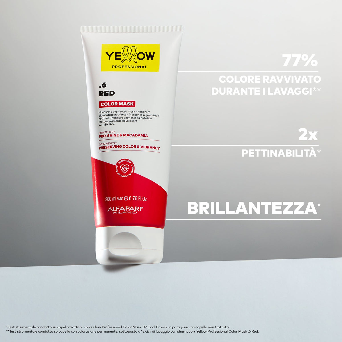 Yellow Professional Color Mask .6 Red - retro