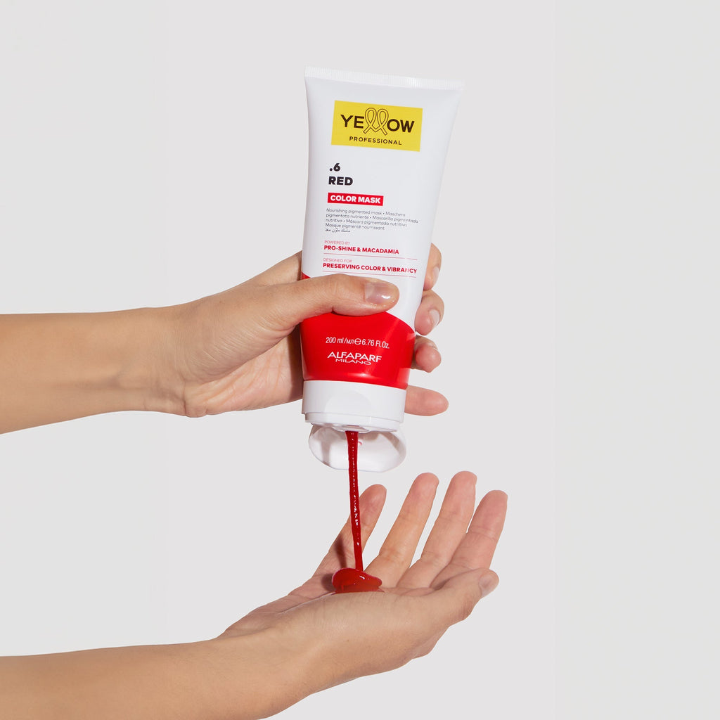 Yellow Professional / Color Mask.6 Red - Maschera pigmentata nutriente 200 ml - Alfaparf Milano