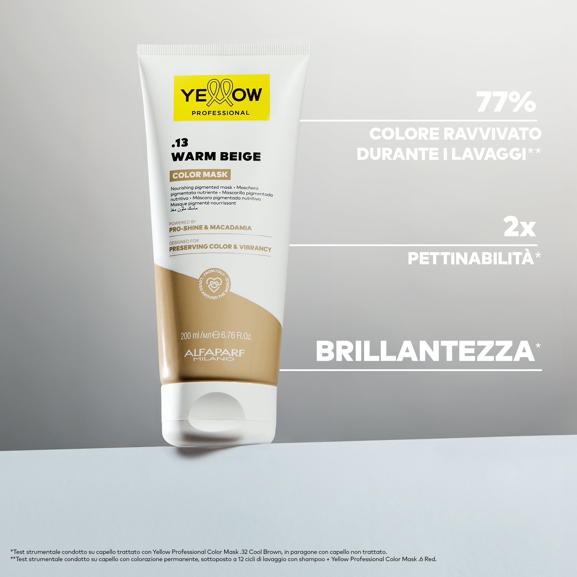 Yellow Professional Color Mask .13 Warm Beige - retro