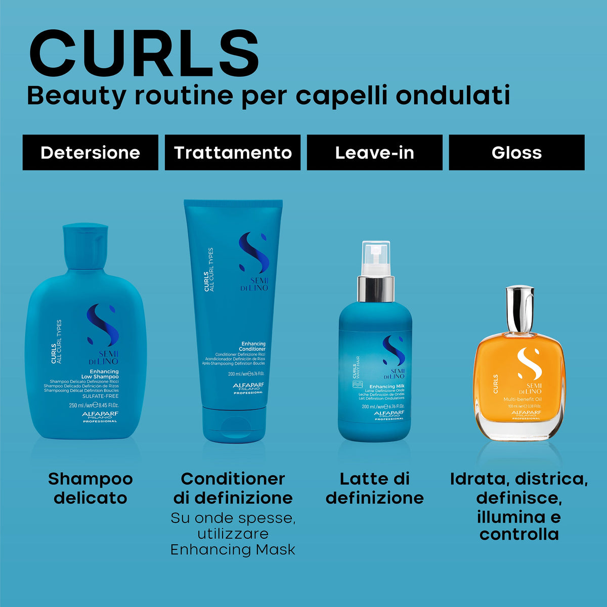 Semi di Lino | Curls Enhancing Low Shampoo 250ml