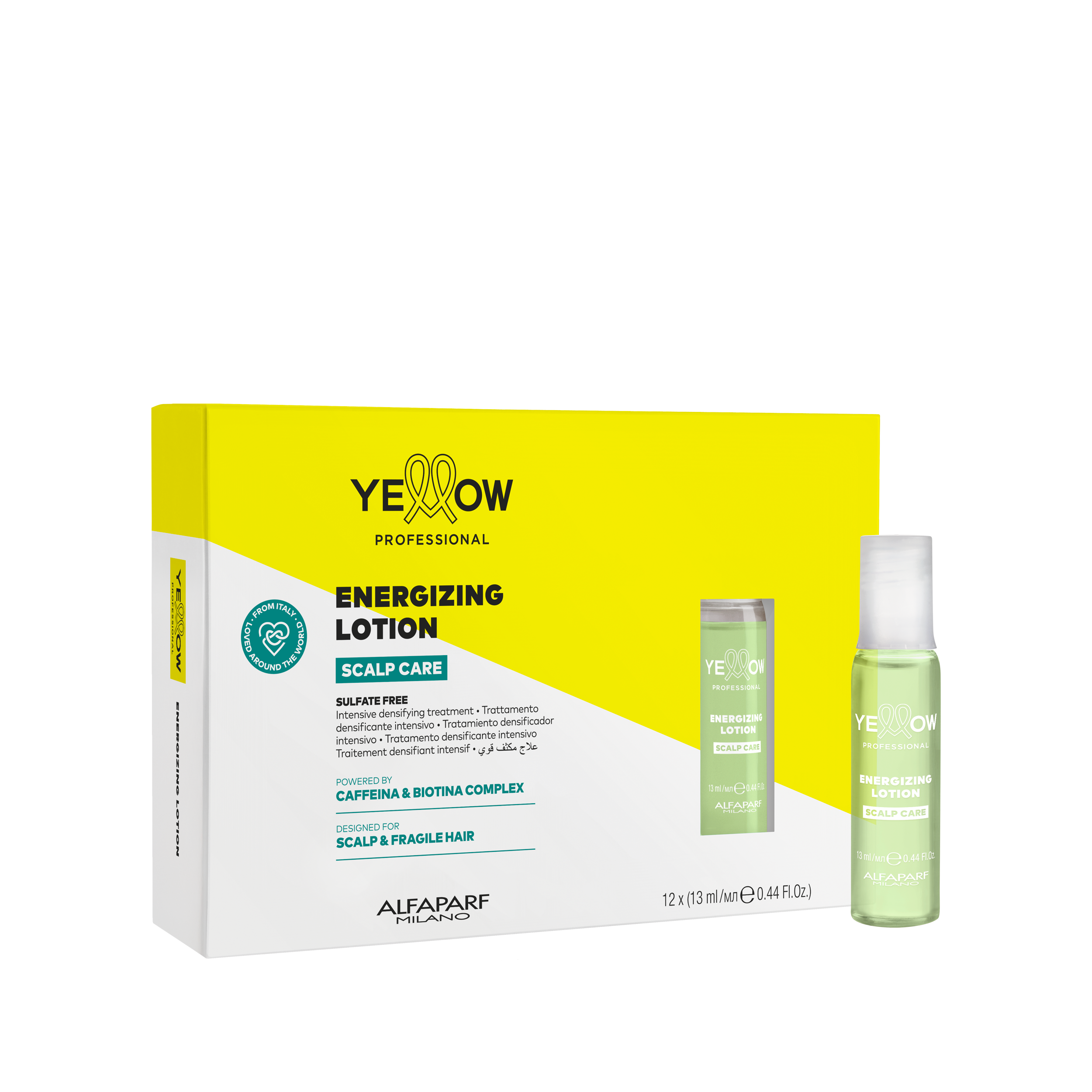 Yellow Professional Scalp Energizing Lotion 12x13ml