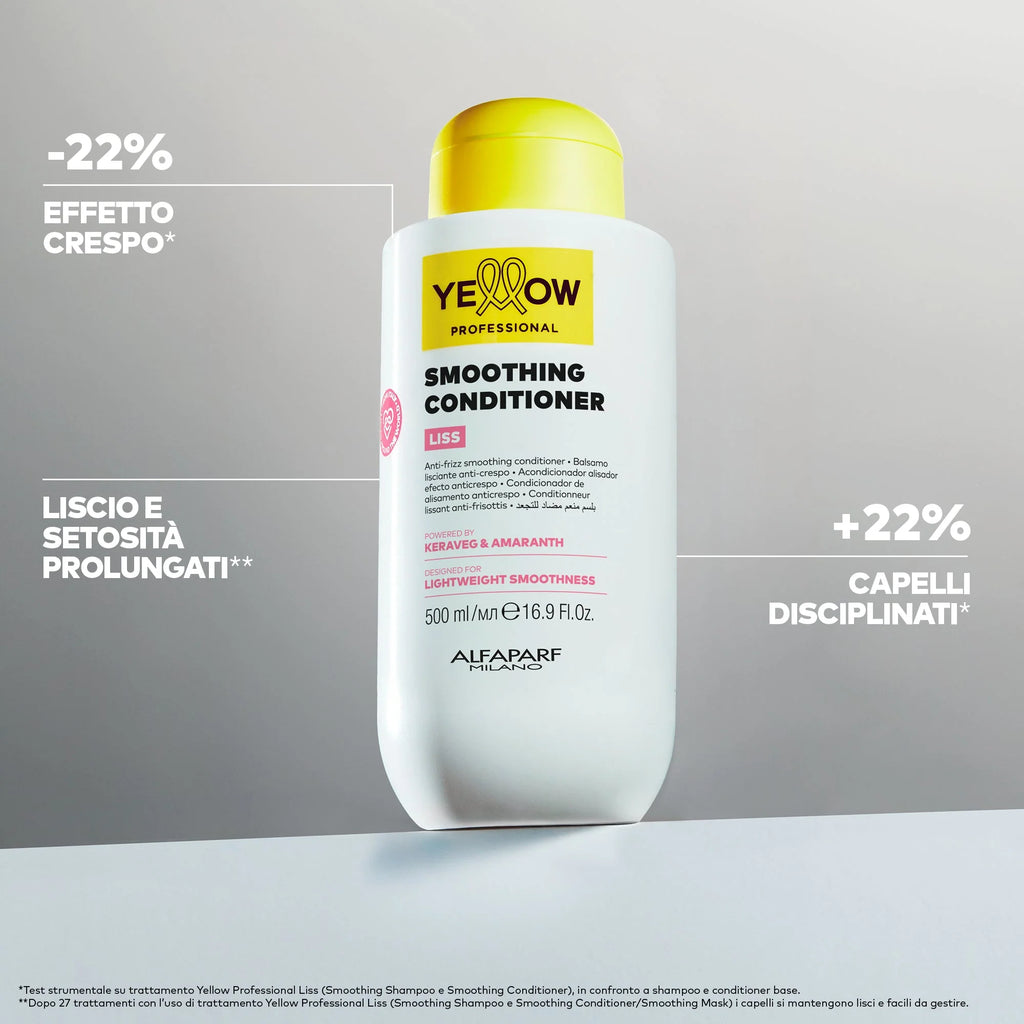 Yellow Pro/Smoothing Conditioner 500ml-Conditioner lisciante per capelli indisciplinati