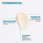 Yellow Pro/Curly Leave-in Cream-Trattamento protettivo anti-crespo per capelli ricci, mossi e coily