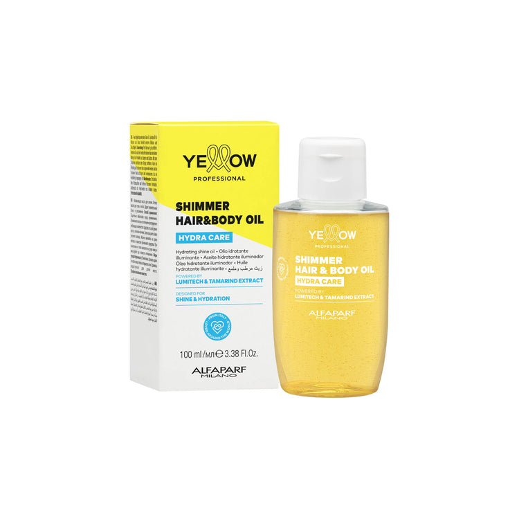 Yellow Professional | Shimmer Hair & Body Oil - Hydrates and illuminates body and hair 100 ml