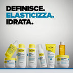 Yellow Pro/Curly Leave-in Mousse-Mousse idratante per capelli ricci, mossi e coily 160ml