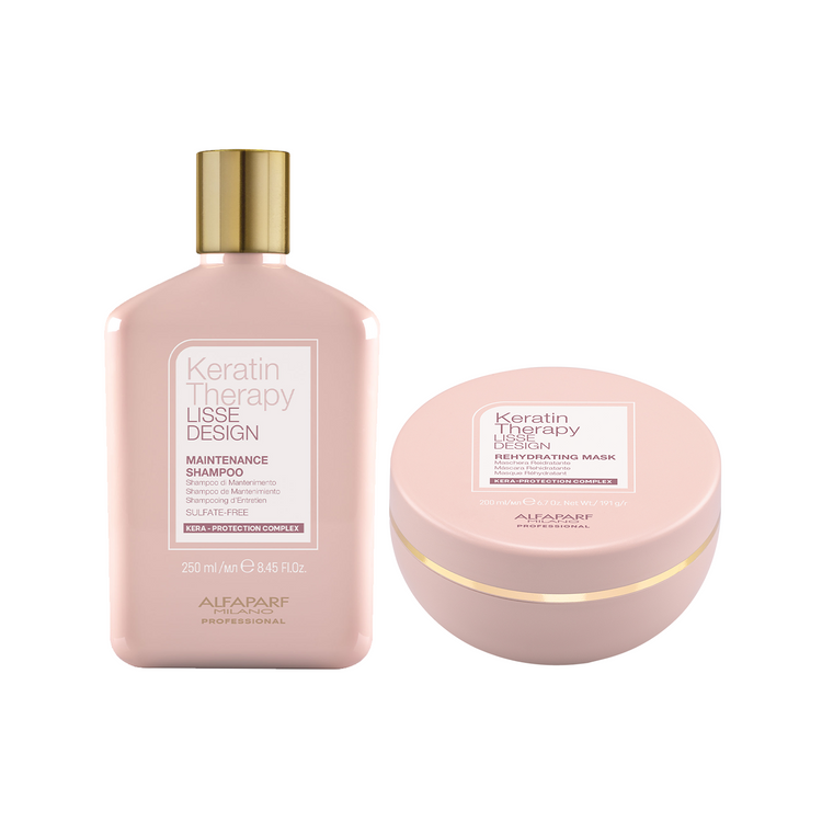 Set Keratin Therapy Lisse Design Shampoo + Maschera Reidratante