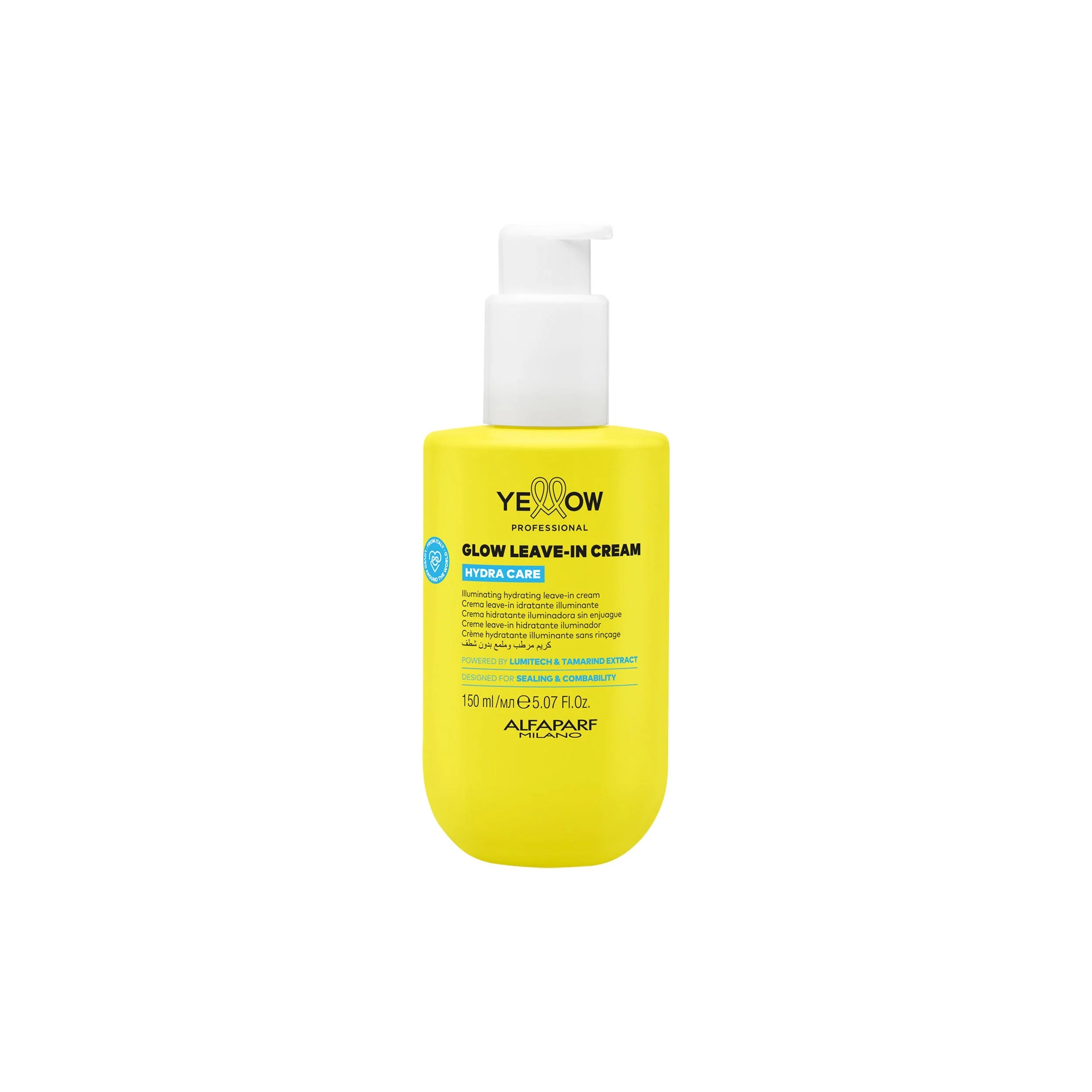 Yellow Professional | Glow Leave in Cream - Idrata e Illumina tutti i tipi di capelli 150ml
