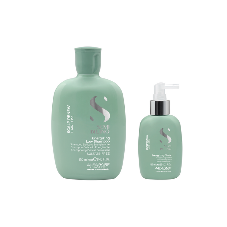 Semi di Lino Set Energizing Low Shampoo e Energizing Tonic