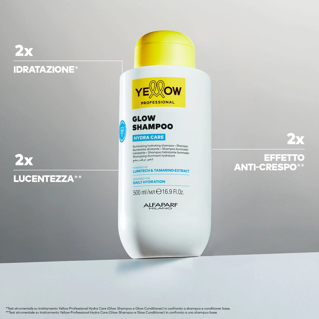 Yellow Professional | Glow Shampoo - Illumina e Idrata tutti i tipi di capelli 500ml