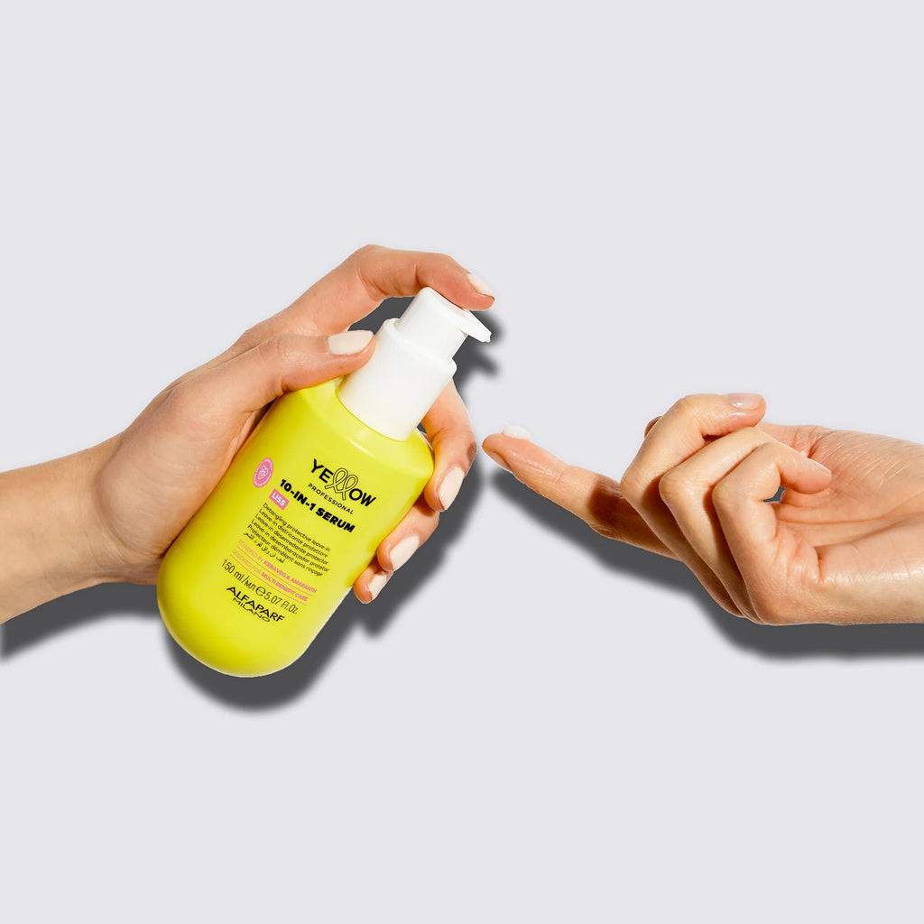 Yellow Pro|10 in 1 Serum-Siero districante protettore per capelli indisciplinati 150ml