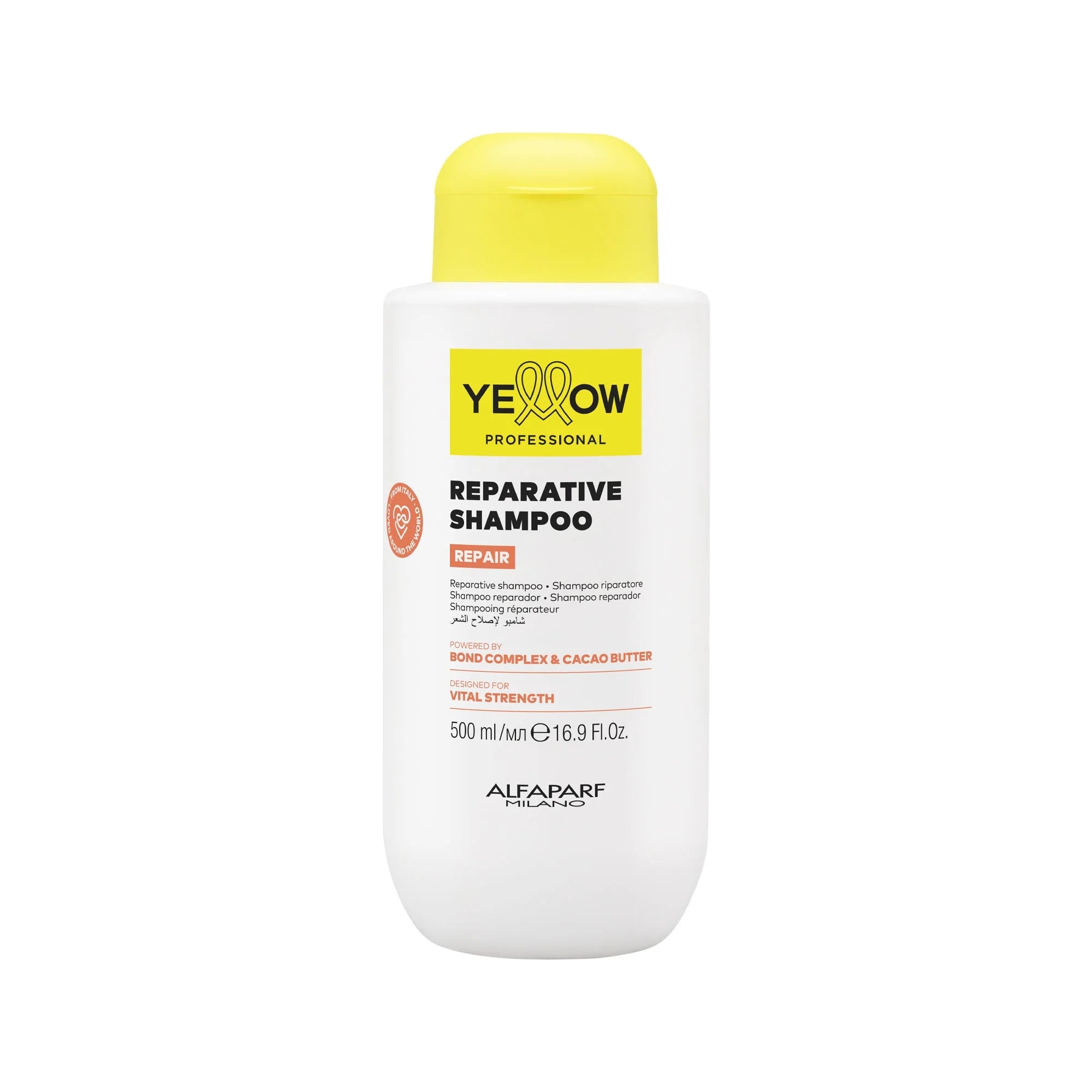 Yellow Pro|Reparative Shampoo-Ripara e dona forza ai capelli danneggiati 500ml