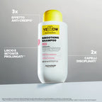 Yellow Pro/Smoothing Shampoo 500ml-Shampoo lisciante per capelli indisciplinati