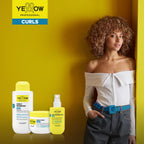 Yellow Pro/Curly Oil-Olio idratante anti crespo per capelli ricci, mossi e coily 100ml