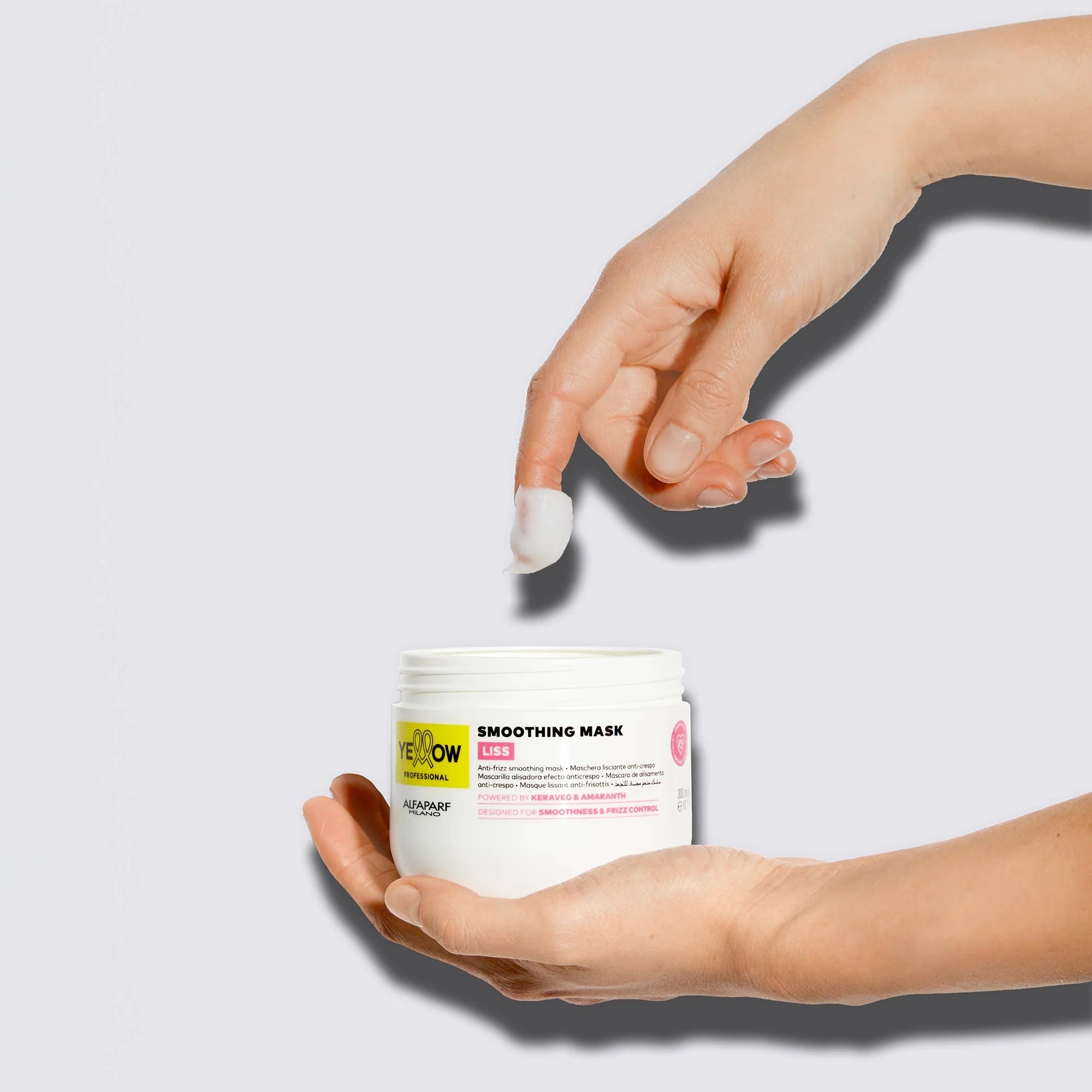 Yellow Pro/Smoothing Mask 300ml-Maschera lisciante per capelli indisciplinati