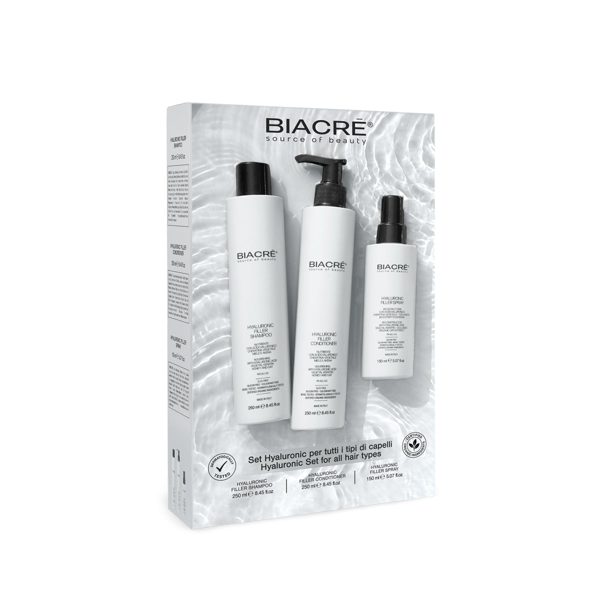 Biacrè Hyaluronic Set 250ml+250ml+150ml