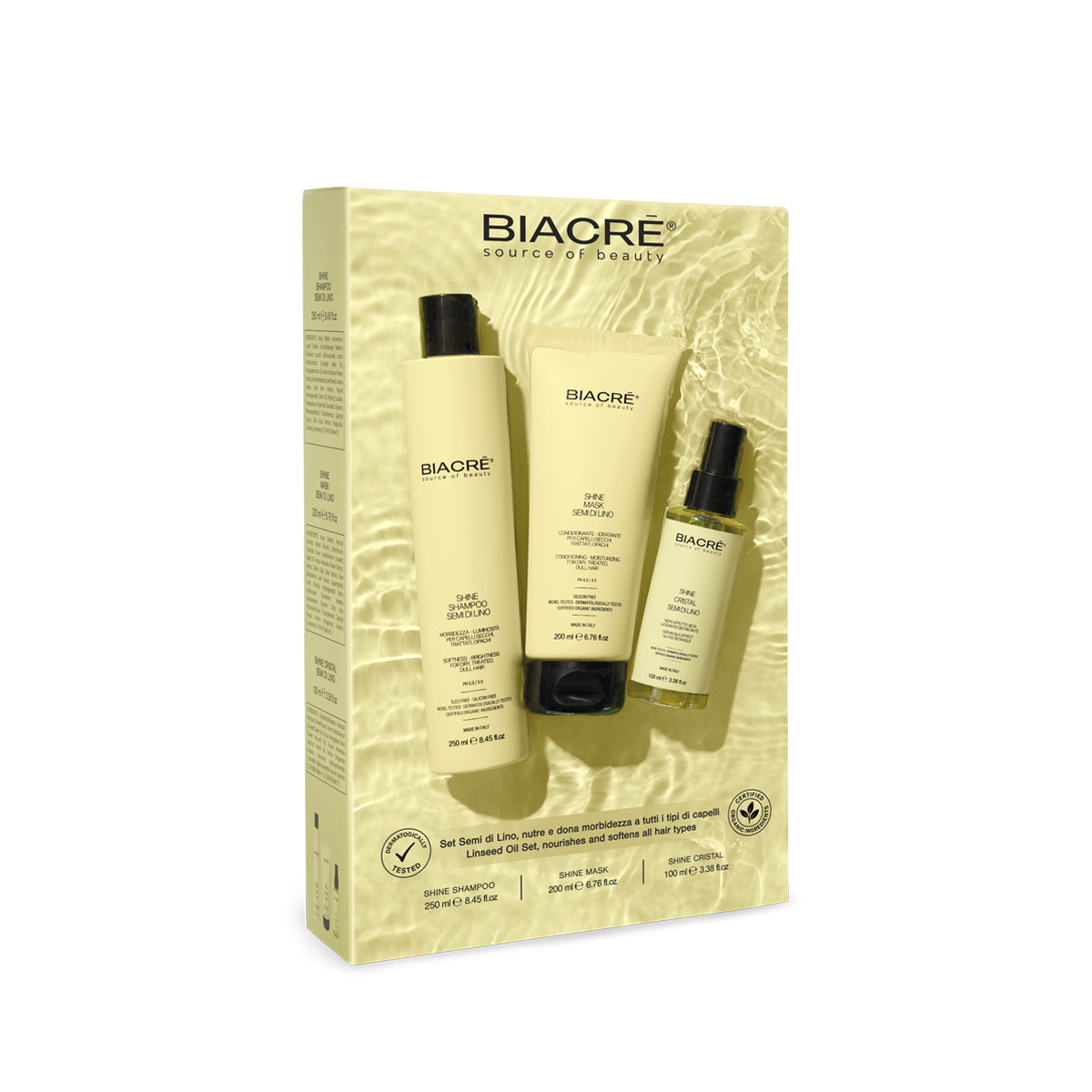 Biacrè Shine Set 250ml+200ml+100ml